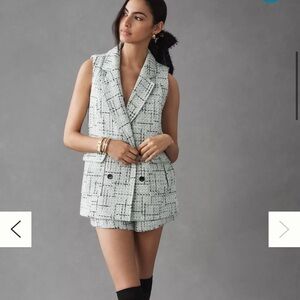 Maeve Tweed Vest Size 2